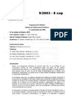 Programa Ediciones de Publicaciones Periódicas 2008