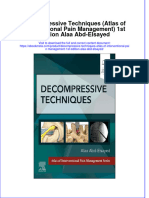 Download Decompressive Techniques Atlas Of Interventional Pain Management 1St Edition Alaa Abd Elsayed online ebook  texxtbook full chapter pdf 