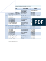 Jadual Pencerapan Guru 2020