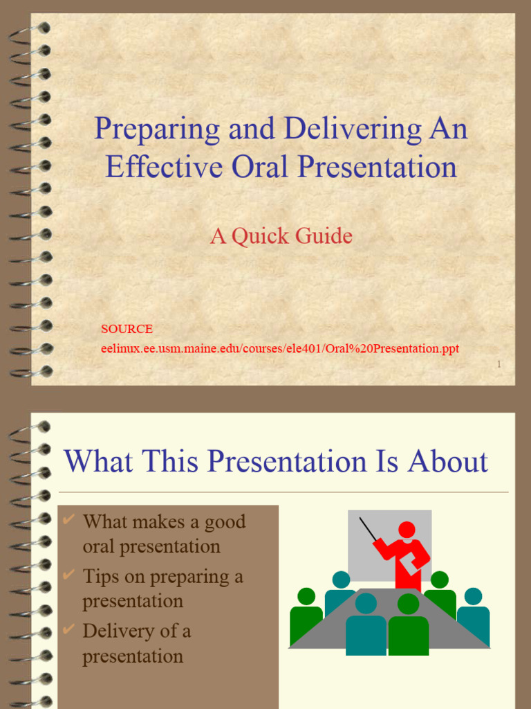 Effective Oral Presentation Tips | PDF | Public Speaking | Communication