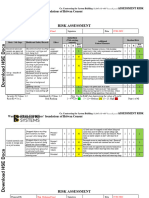 Risk Assessment For All Activities