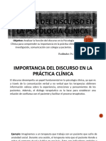 Tema 4 - Función Del Discurso en La Psicología Clínica