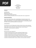 BIOL 1310 Syllabus Fall 2023 robert morris university