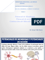 Clase 4 Potencial de Membrana y Potenciales de Accion