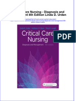 Ebook Critical Care Nursing Diagnosis and Management 8Th Edition Linda D Urden Online PDF All Chapter