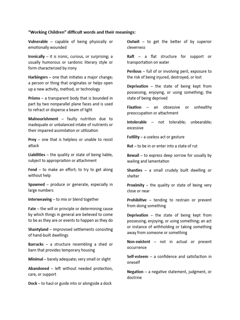 working-children-difficult-words-and-meanings-pdf