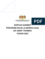 KERTAS KONSEP PROGRAM CELIK al-QURAN