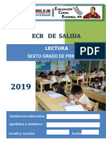 LECTURA  6° ECR SALIDA 2019