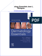 Ebook Dermatology Essentials Jean L Bolognia Online PDF All Chapter