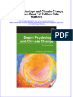Ebook Depth Psychology and Climate Change The Green Book 1St Edition Dale Mathers Online PDF All Chapter