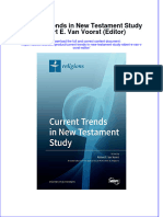 Ebook Current Trends in New Testament Study Robert E Van Voorst Editor Online PDF All Chapter