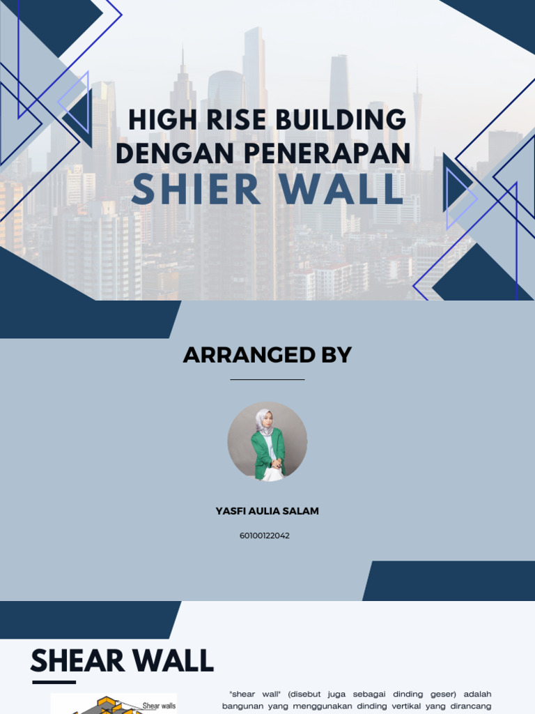Blue and White Geometric Company Profile Presentation | PDF