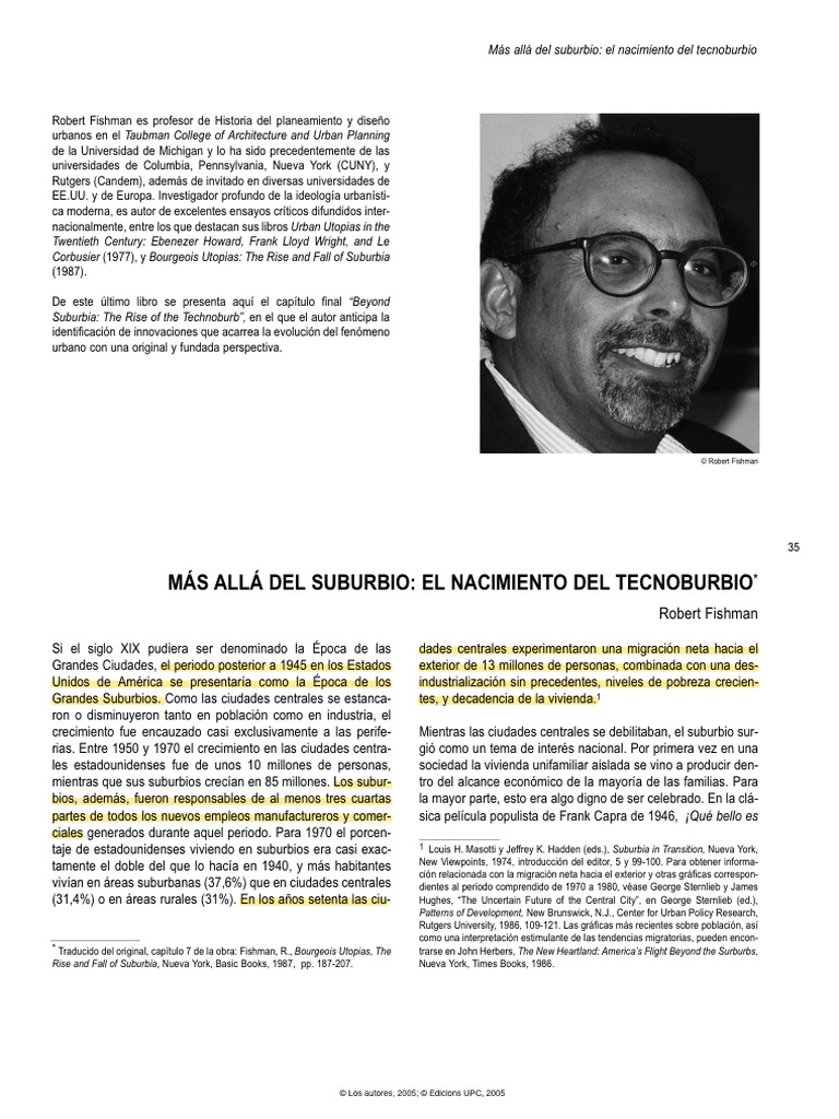 1 20 autores contemporaneos 31 43 pdf suburbio la expansi n urbana