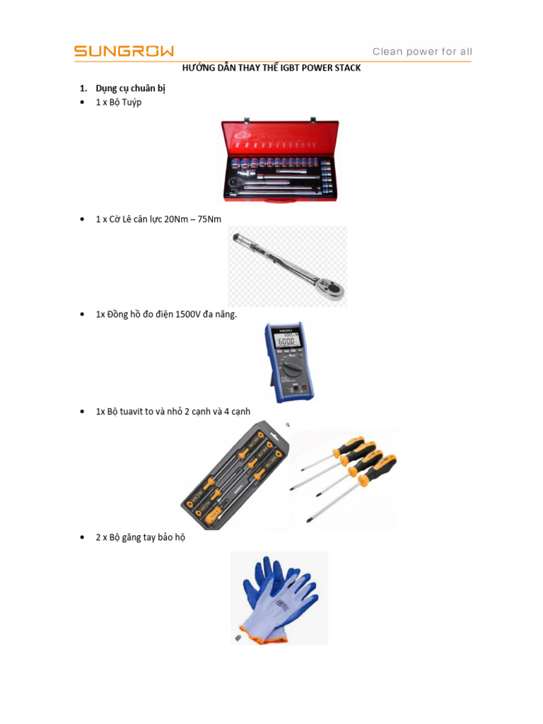 Huong Dan Thay The IGBT Power Stack | PDF