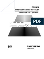 Tandberg CSR820 Commercial Satellite Receiver