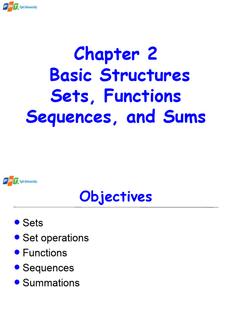 Sets, Functions, and Sequences Overview | PDF | Set (Mathematics ...