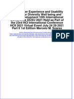 Download Design User Experience And Usability Design For Diversity Well Being And Social Development 10Th International Conference Duxu 2021 Held As Part Of The 23Rd Hci International Conference Hcii 2021 Virt online ebook  texxtbook full chapter pdf 