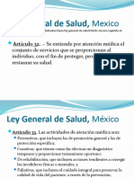 Ley de Salud México y ALMA ATA