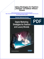 Ebook Digital Marketing Strategies For Fashion and Luxury Brands 1St Edition Wilson Ozuem Online PDF All Chapter