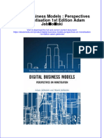 Ebook Digital Business Models Perspectives On Monetisation 1St Edition Adam Jablonski Online PDF All Chapter