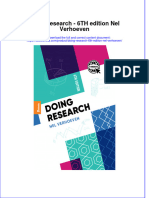 Doing Research 6Th Edition Nel Verhoeven Online Ebook Texxtbook Full Chapter PDF