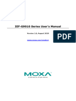 Moxa Ief g9010 Series Manual v1.0