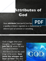 God Attributes: Sufficiency