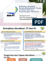 Kebijakan Akreditasi  Permendikbudristek 53 2023 dan sinergi SPMI  - LLDIKTI 03