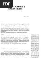 50974057 Artigo a Filosofia Da USP Sob a Ditadura Militar Marcos Nobre