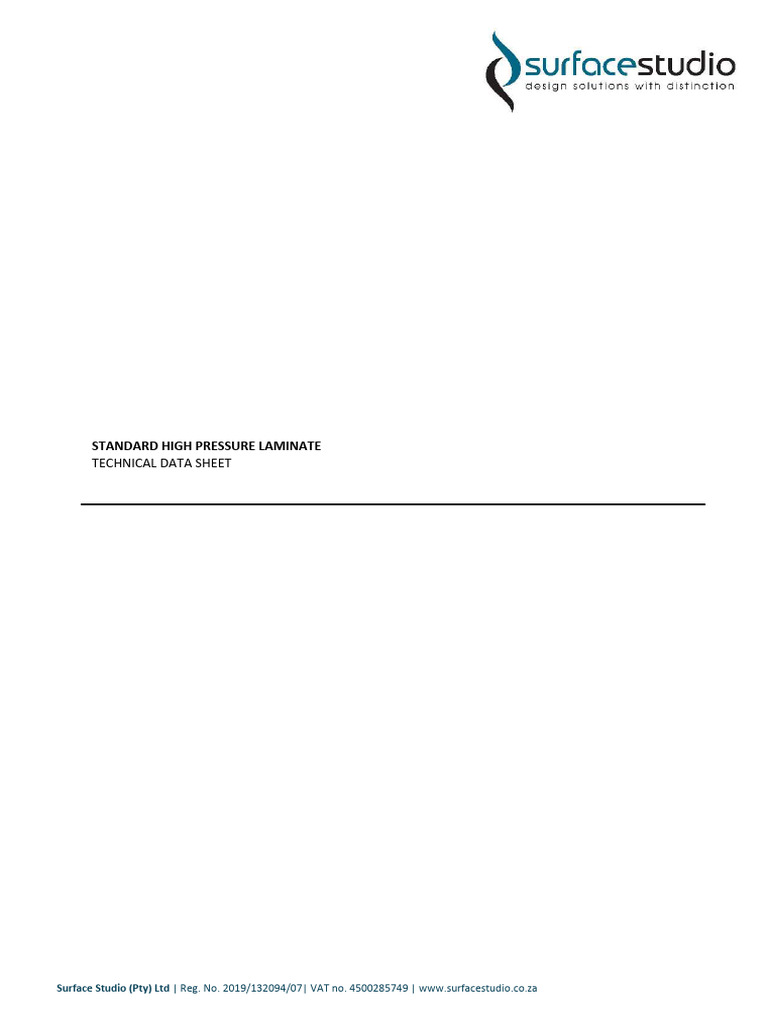 High Pressure Laminate Technical Guide | PDF | Lamination | Industrial ...