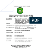 Kerangka Acuan Kerja (Kak) Pengadaan Jasa Konsultansi