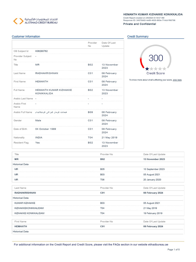 AECB Credit Report Overview | PDF | United Arab Emirates | Dubai