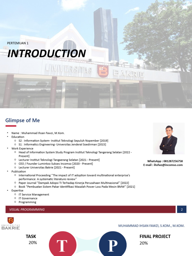 Pertemuan 1 | PDF | Computer Programming | Prototype