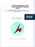 Download Ecologics Wind And Power In The Anthropocene 1St Edition Cymene Howe online ebook  texxtbook full chapter pdf 