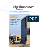 Download Economy Trade And Resources Across The Middle East 1St Edition Tatiana Ryckman online ebook  texxtbook full chapter pdf 