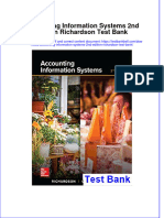 PDF Accounting Information Systems 2Nd Edition Richardson Test Bank Online Ebook Full Chapter
