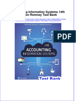 Download pdf Accounting Information Systems 14Th Edition Romney Test Bank online ebook full chapter 