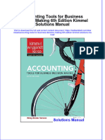 Download pdf Accounting Tools For Business Decision Making 6Th Edition Kimmel Solutions Manual online ebook full chapter 