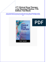 Download pdf Abrams Clinical Drug Therapy Rationales For Nursing Practice 11Th Edition Test Bank online ebook full chapter 