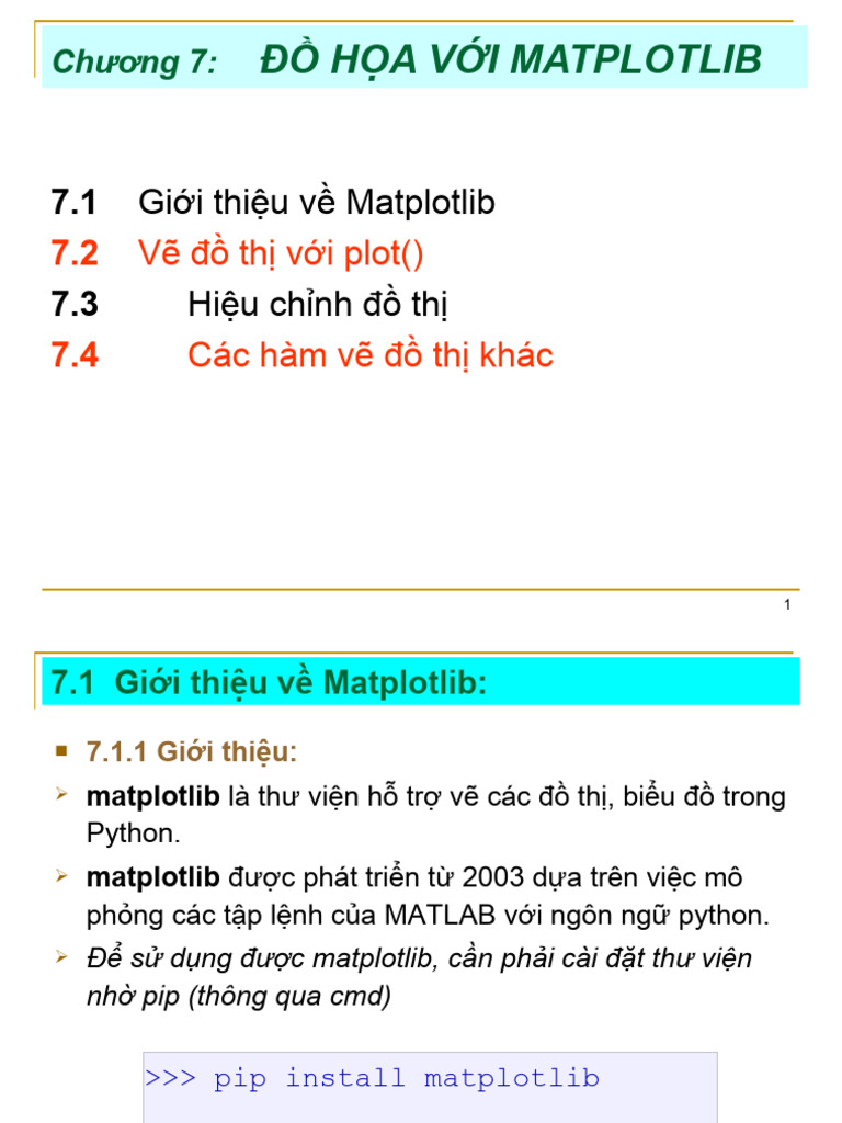 Chuong 7 - Python - Ve Do Thi | PDF