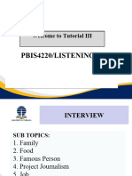 Listening II - Family, Job, Foods