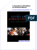 Download pdf American Corrections 10Th Edition Clear Solutions Manual online ebook full chapter 