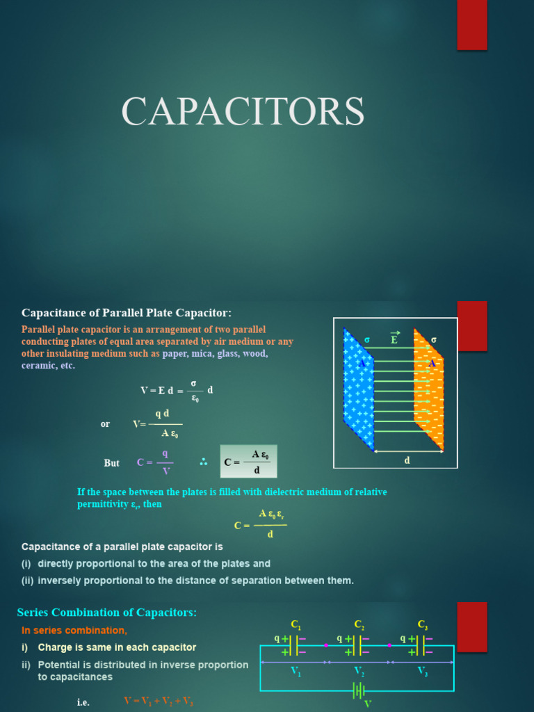 Capacitance Download Free Pdf Dielectric Capacitance