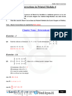 Maths JEE Sheet Correction Erata Module4