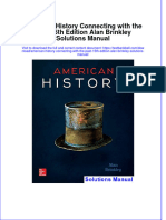 Download pdf American History Connecting With The Past 15Th Edition Alan Brinkley Solutions Manual online ebook full chapter 