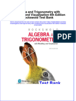 PDF Algebra and Trigonometry With Modeling and Visualization 6Th Edition Rockswold Test Bank Online Ebook Full Chapter