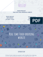 Realtime Food Ordering website