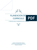 1.- INTRODUCCION AL PLANTEAMIENTO DEL CURRICULO