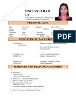 Princess Ducut Resume