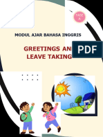 Modul Ajar Bahasa Inggris - Greetings and Leave Taking - Fase A